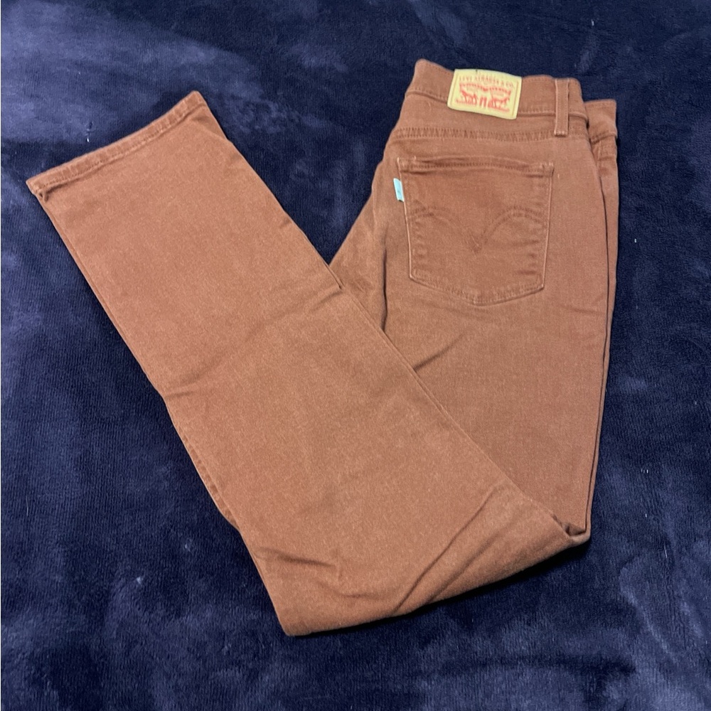 Levi's Men's Chocolate Brown Straight Jeans